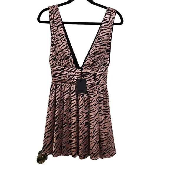 NBD Revolve Pink Zebra Mini Dress size XS - Picture 4 of 5